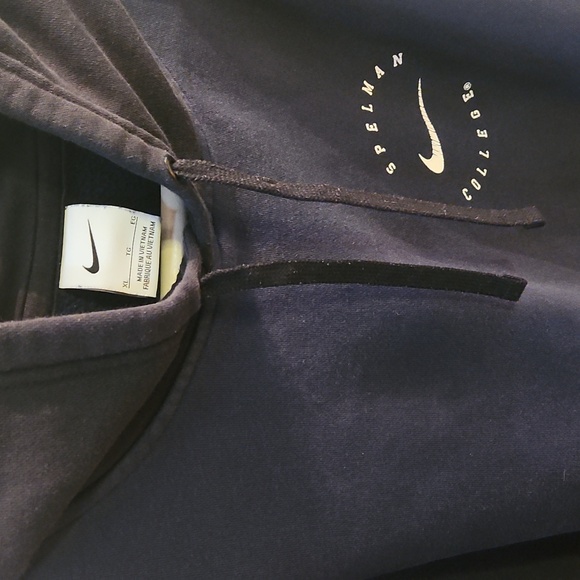 Nike Navy and Gray Hoodie with Spelman College Logo - Picture 5 of 7